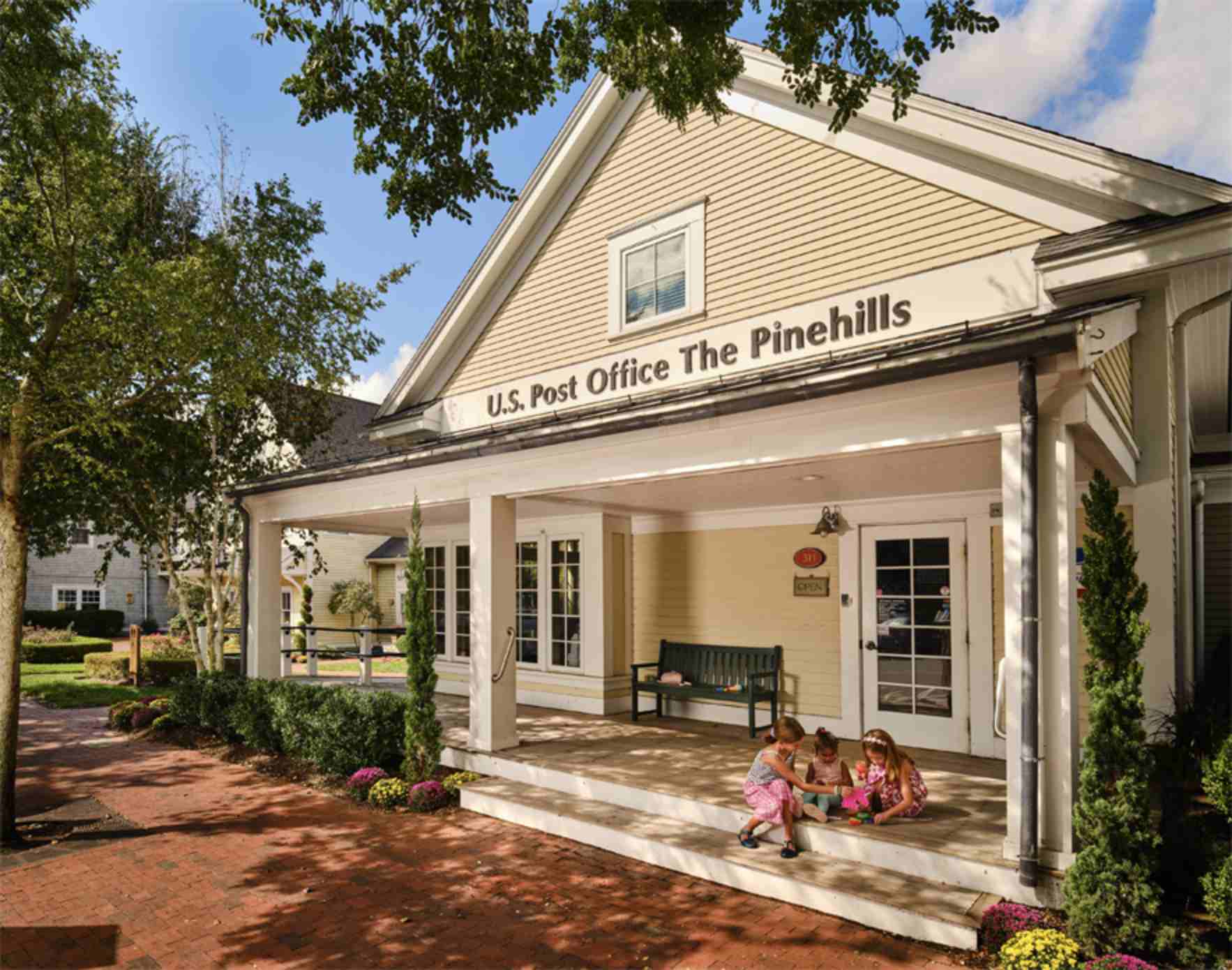 White US Post Office for The Pinehills area