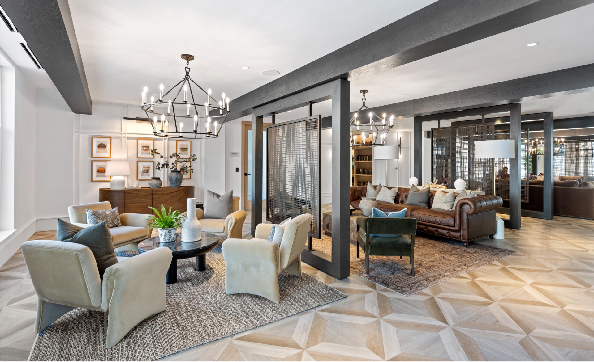 Chic lounge area perfect for socializing.