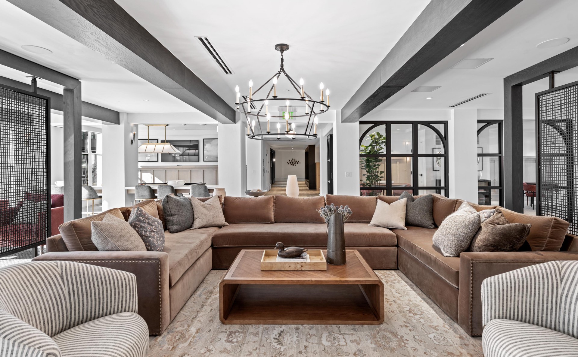 Inviting lounge space for relaxation.