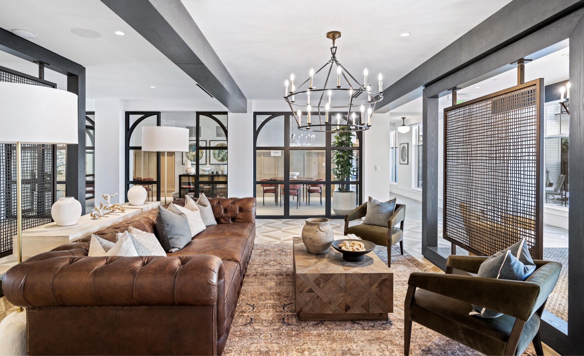 Beautiful lounge area with comfort and style.