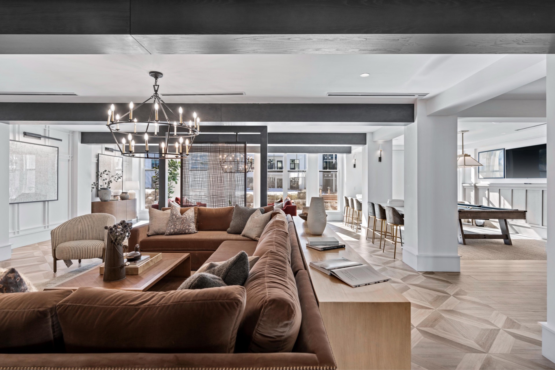 Inviting lounge designed for relaxation.