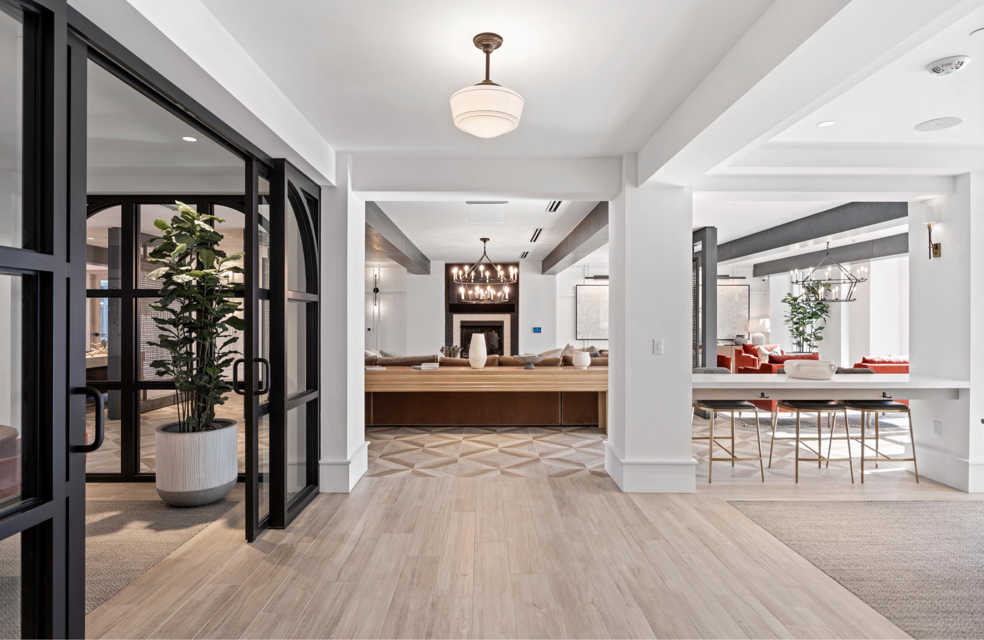 Charming library space.