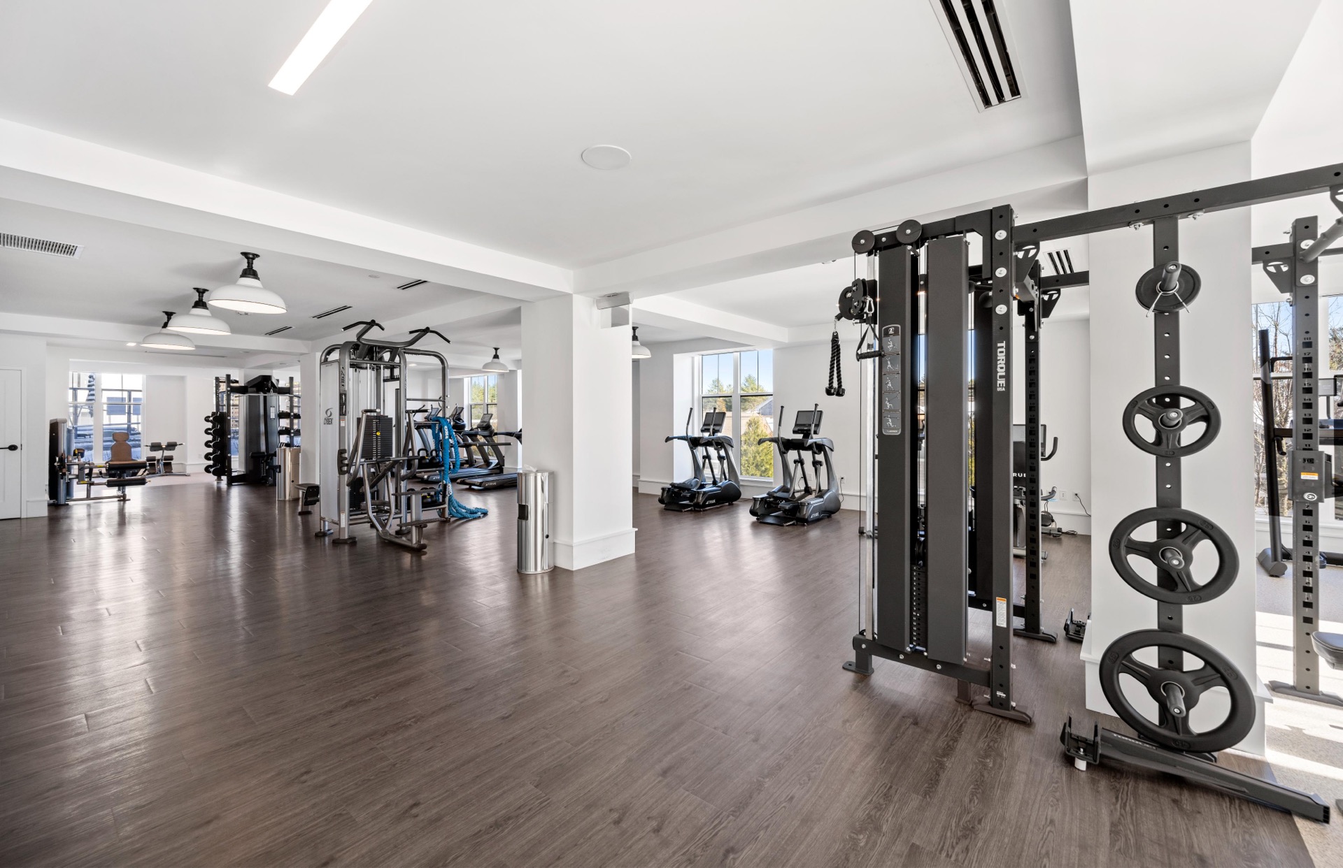 Comprehensive fitness equipment.