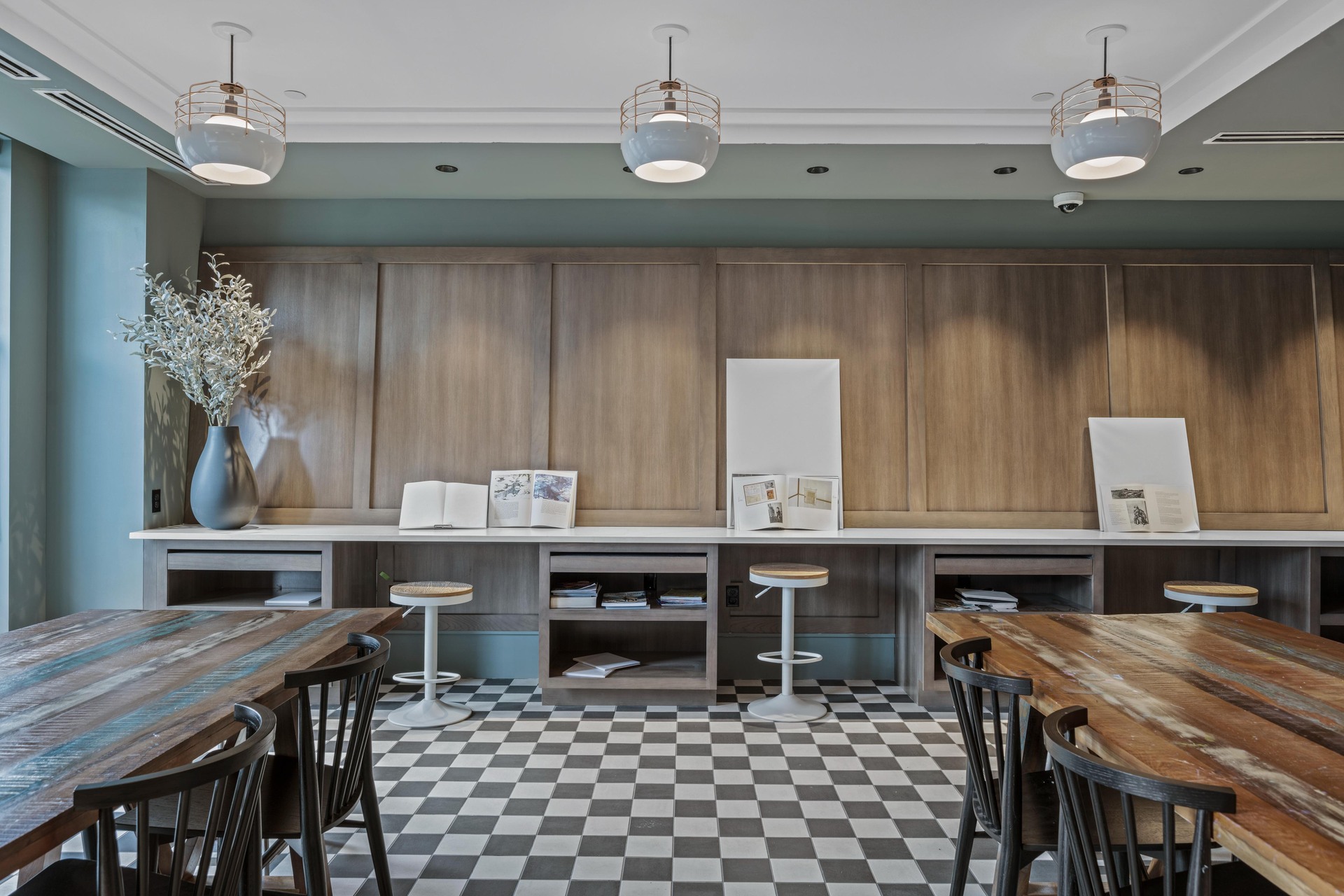 Well-equipped makers studio for crafting.