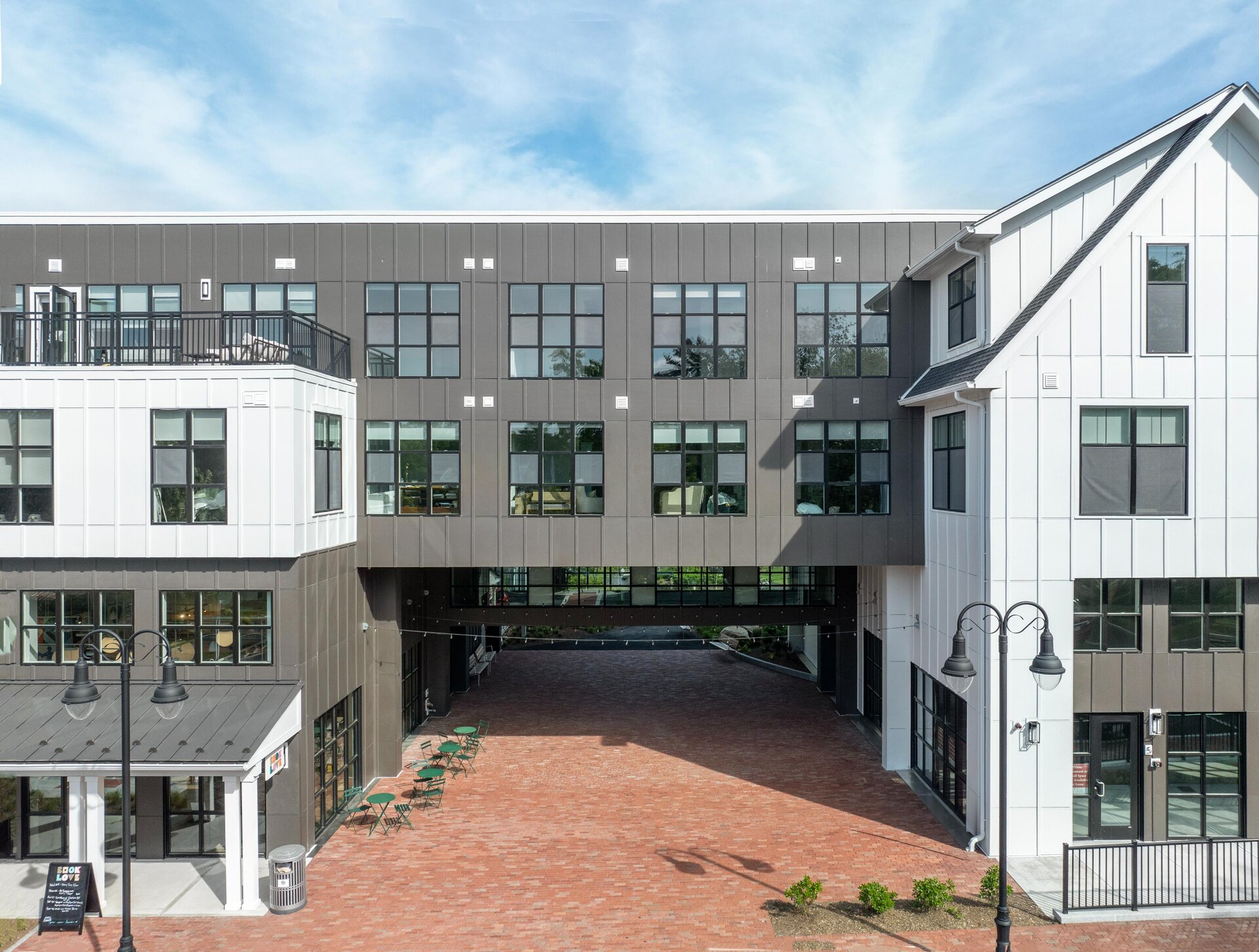 Elegant facade of Rowen Apartments.